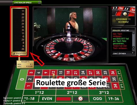 kleine serie roulette|roulette große serie.